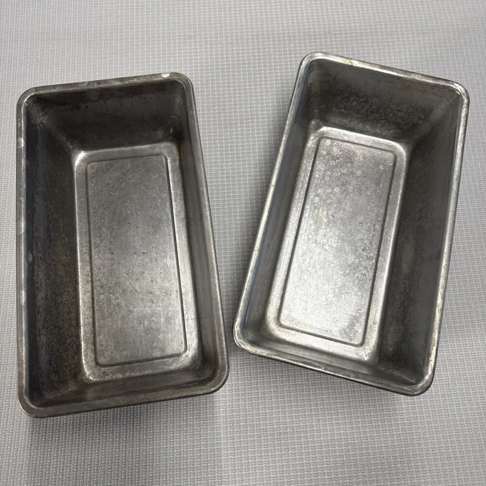 9-Piece Vintage Aluminum Bakeware Set - Mirro Ekcoloy Wear-Ever - MCM Kitchen
